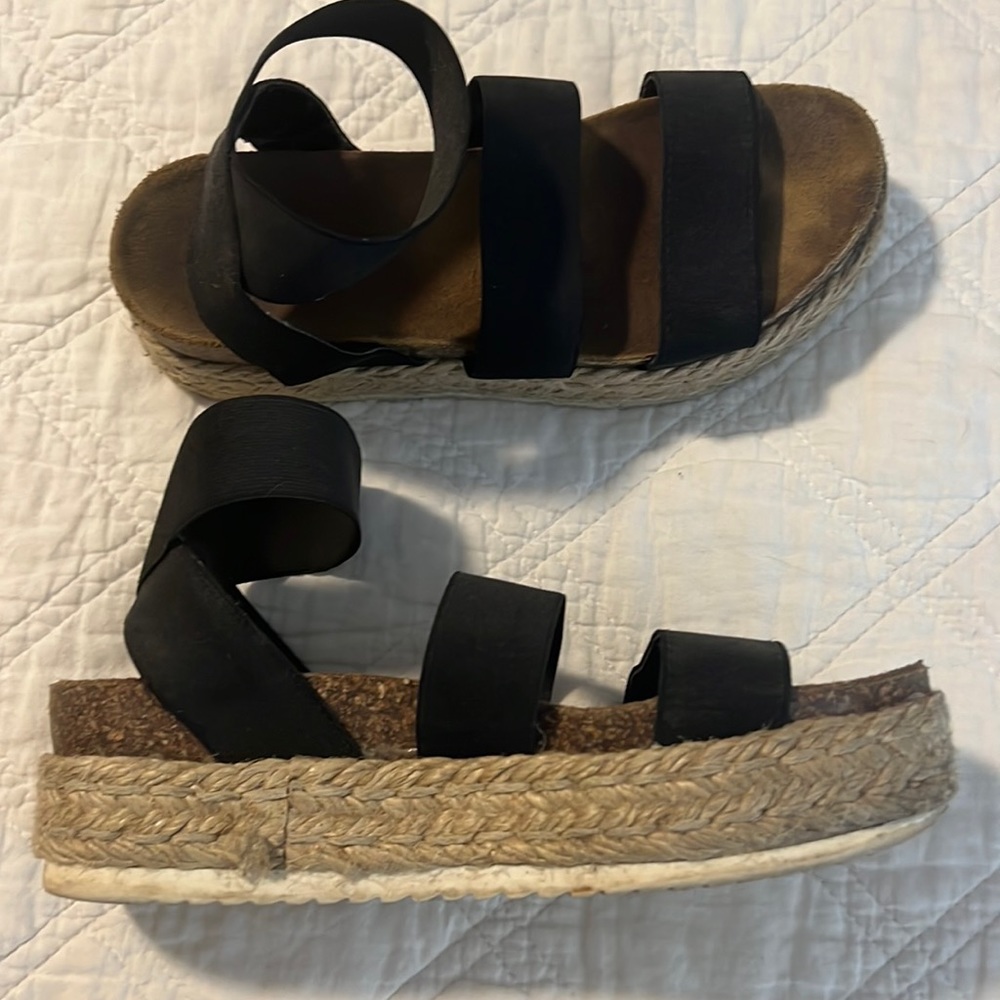 Kimmie black Steve Madden sandals